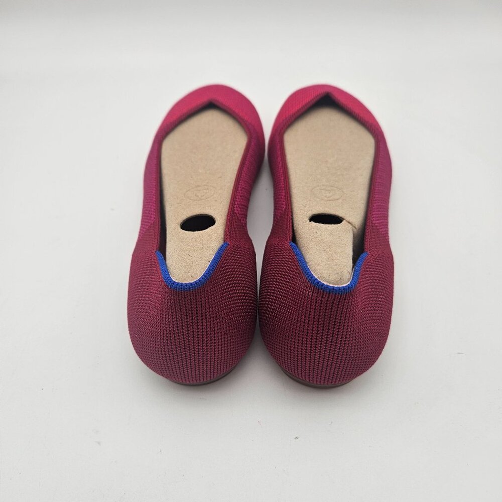 Rothys The Flat Raspberry Color Block Round Toe S… - image 2